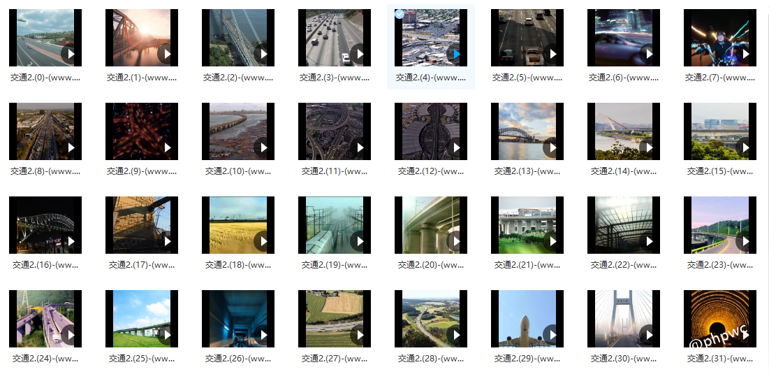 交通道路高铁飞机车流细节实拍 - 短视频素材321个()-默认栏目