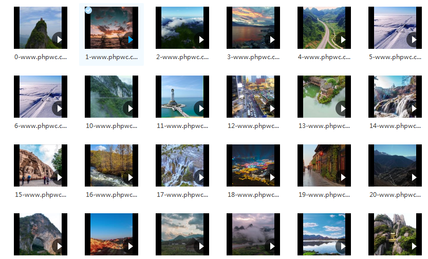 国内热门唯美风景航拍-视频素材33个无水印-网盘打包下载()-默认栏目