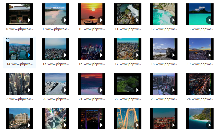 4K风景高清实拍-视频素材40个无水印-网盘打包下载()-默认栏目