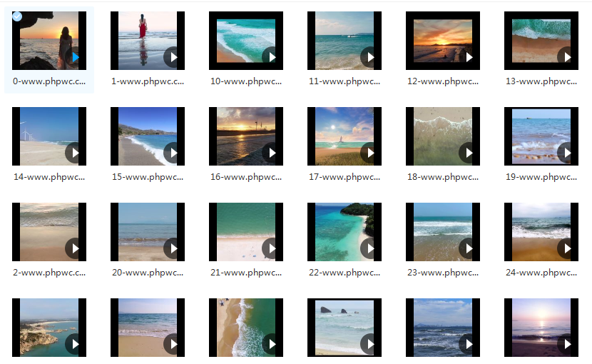 海边海浪风景高清-视频素材39个无水印-网盘打包下载()-默认栏目